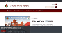 Desktop Screenshot of comune.cavamanara.pv.it